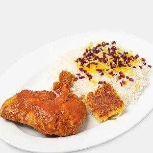 زرشک پلو با مرغ